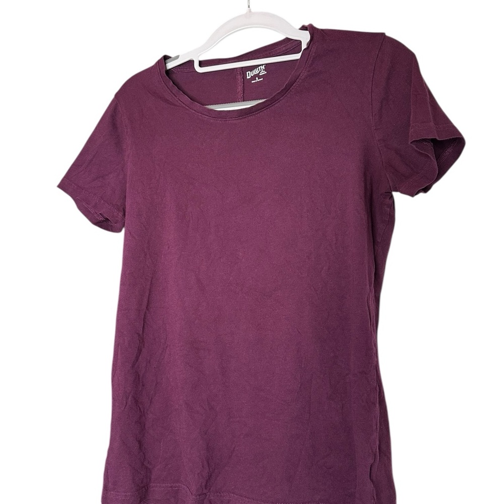 Duluth Trading Co Purple Short Sleeve Tee